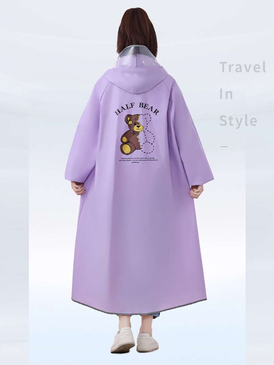 Raincoat Violet Size L