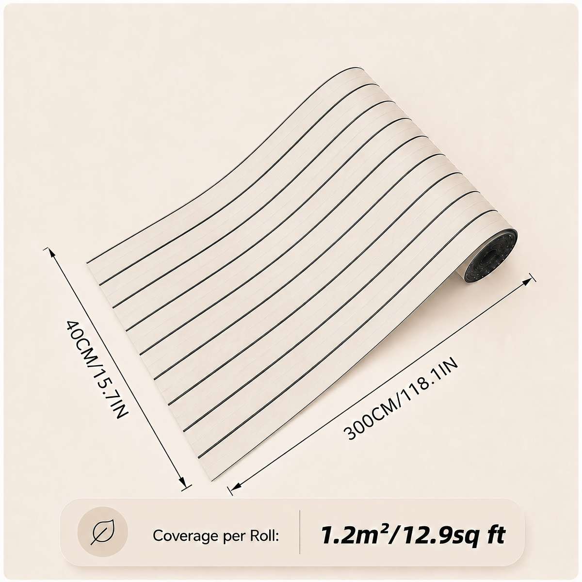 Self Adhesive Floor Stickers Dark Gray A Roll