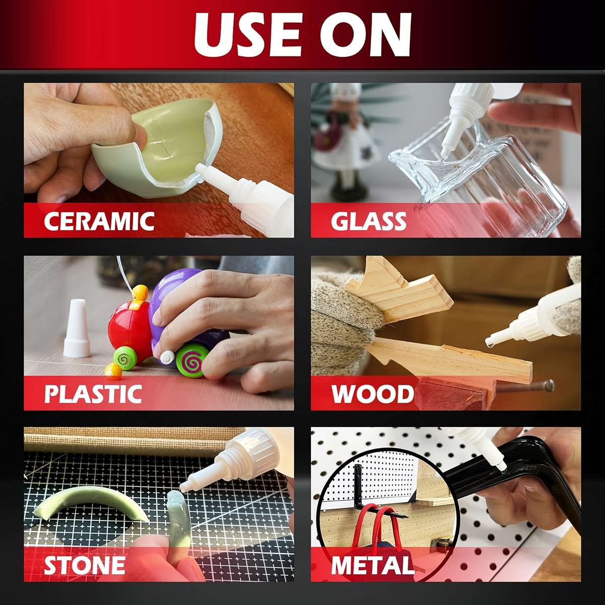 Super Glue Items Super Glue 20G 4Pcs