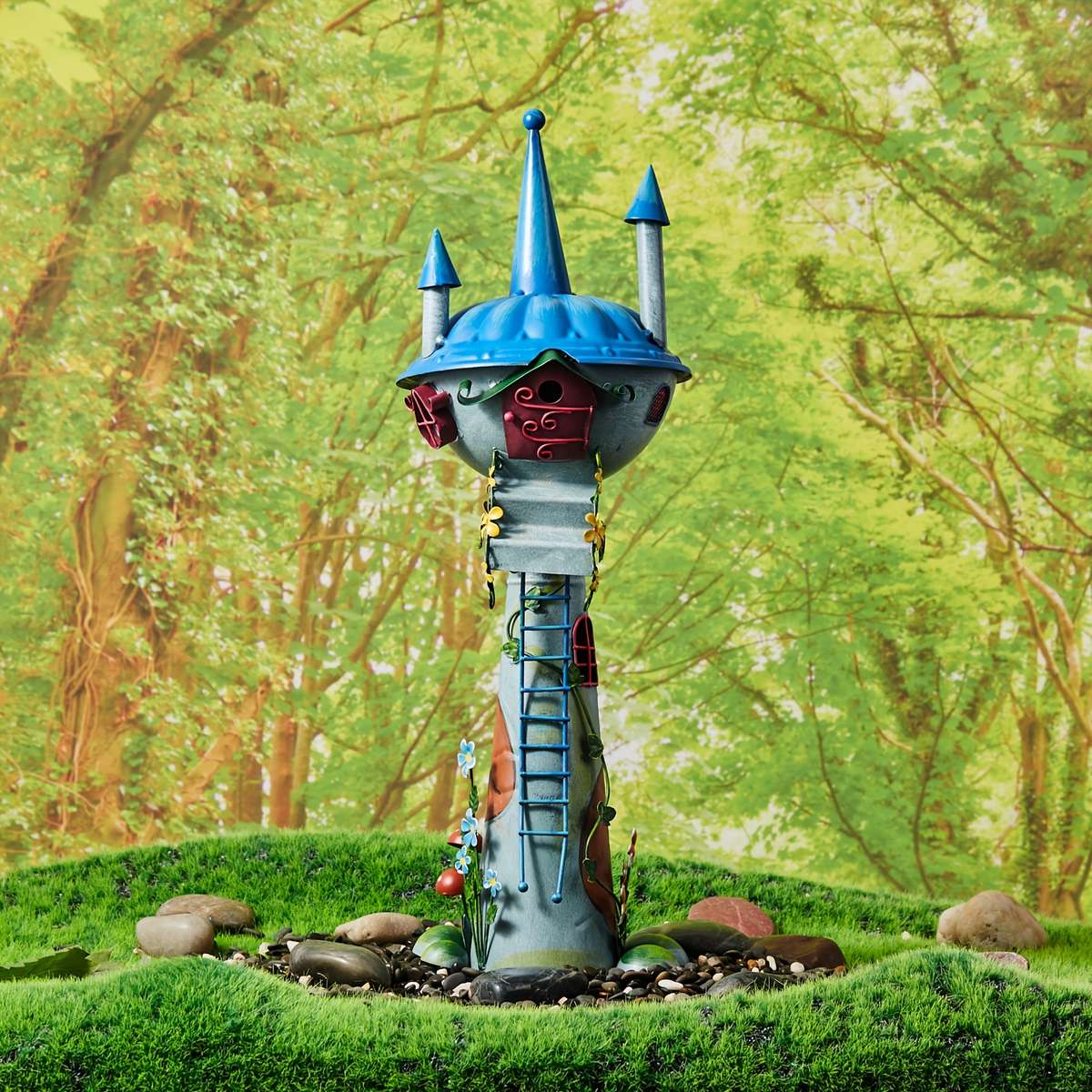 Building Toy Architectural Model Toy Set Style Big Castle Red