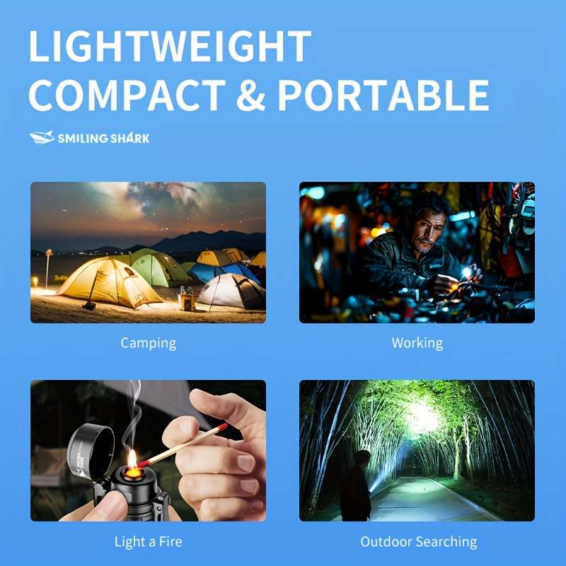 Flashlight Model Sd5414A Black
