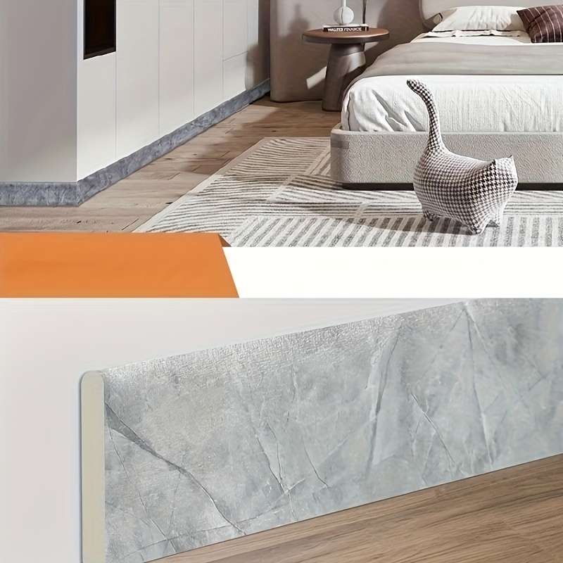 Skirting Board Black Size 8Cm X 2M