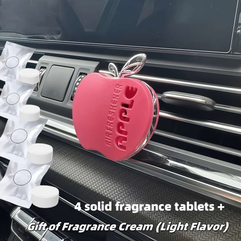 6Pcs Shape Conditioning Freshener Decoration Vent Interior Air Extra Car Clip