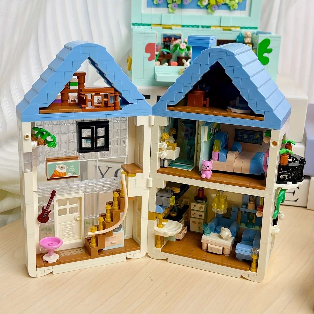 Building Toy Architectural Model Toy Set Model Cozy House