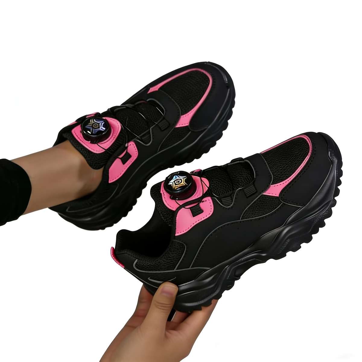 Women S Sneakers Color Black Rose Red Sizeuk 5