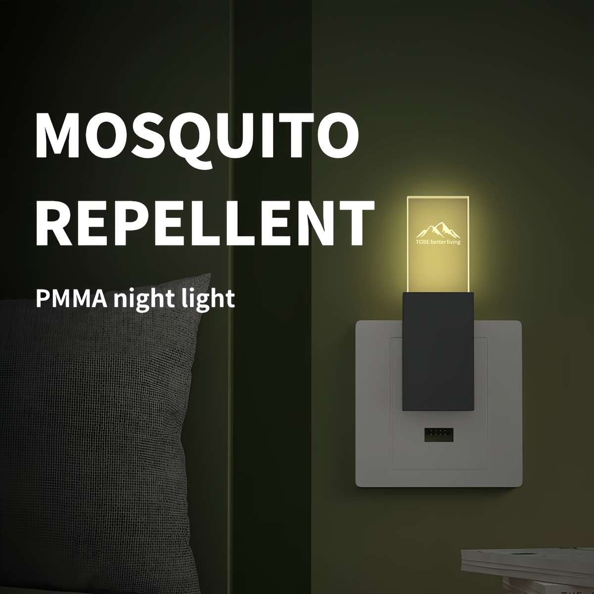 Mosquito Repellent Lamp Color Black Quantity 2
