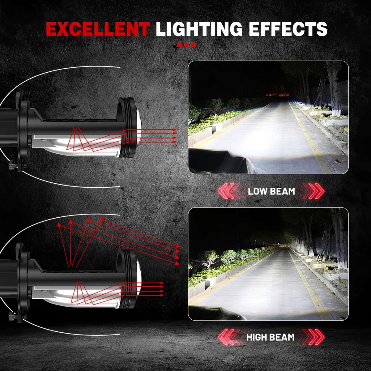 Car Lights Items H4Lefthand Drive2Pcs