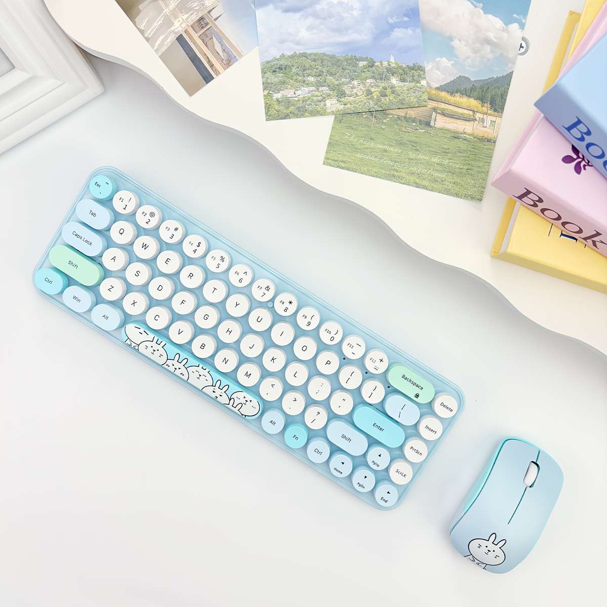 Keyboard Color Gray Mixed Colors