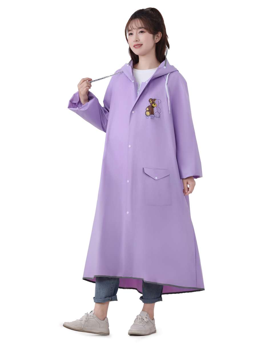 Raincoat Violet Size L