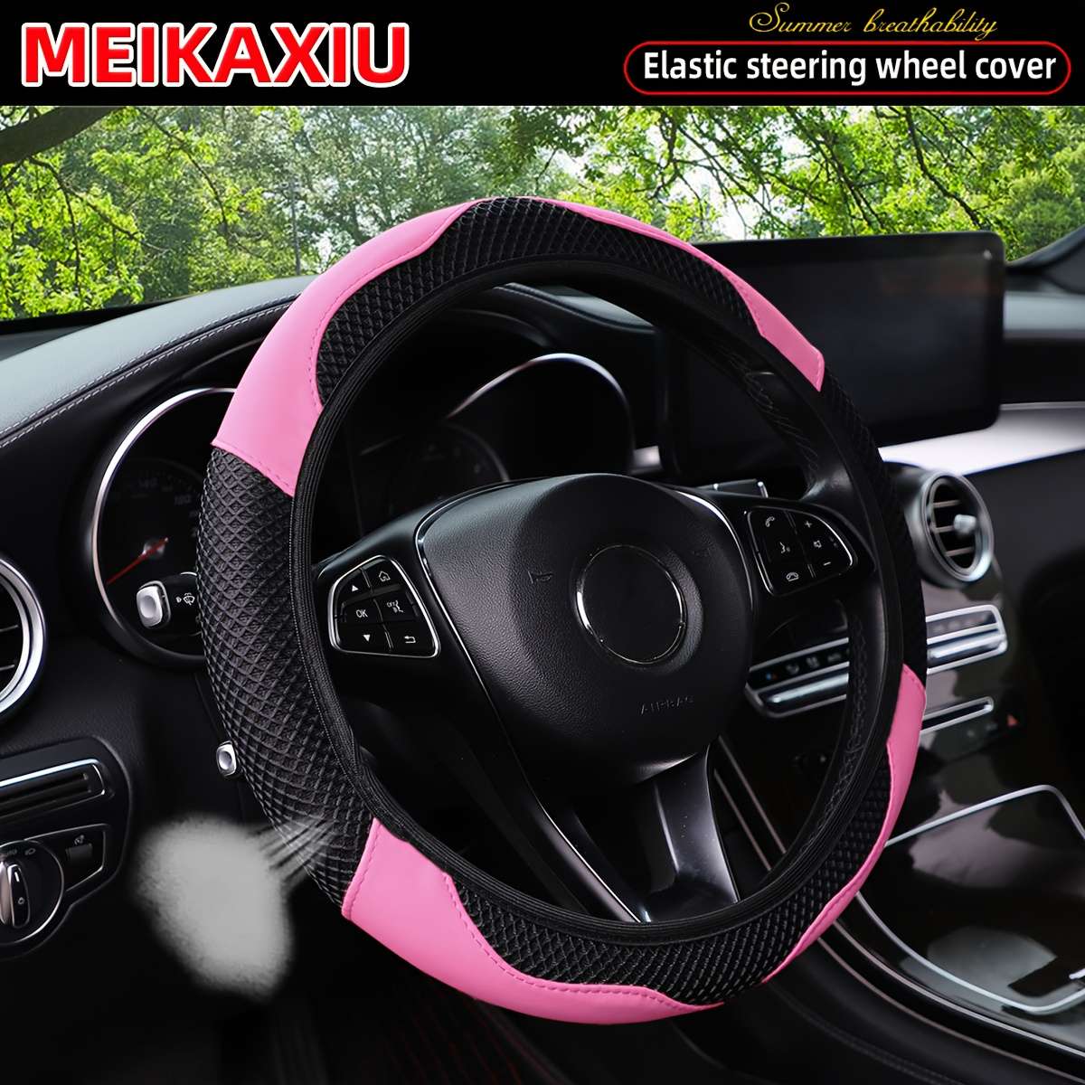 Car Steering Wheel Cover Purple