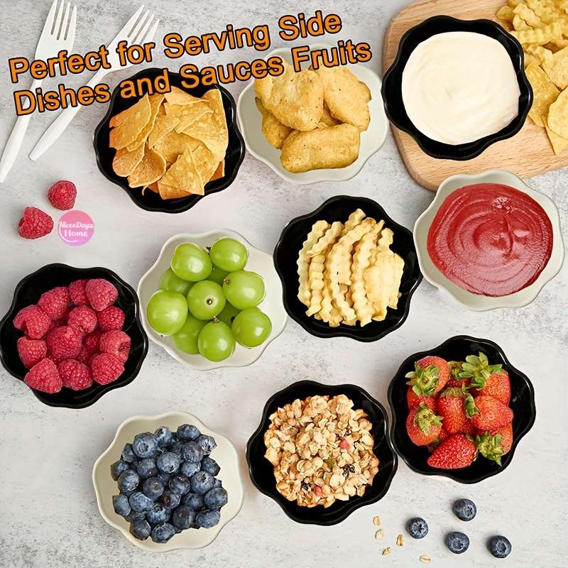 Bowl Model Black Square Style Quantity7Pcs Set