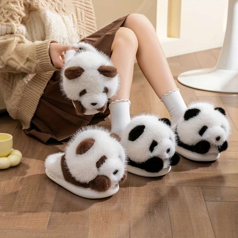 Cotton Slippers Color Black And White Sizeuk 2.5-3