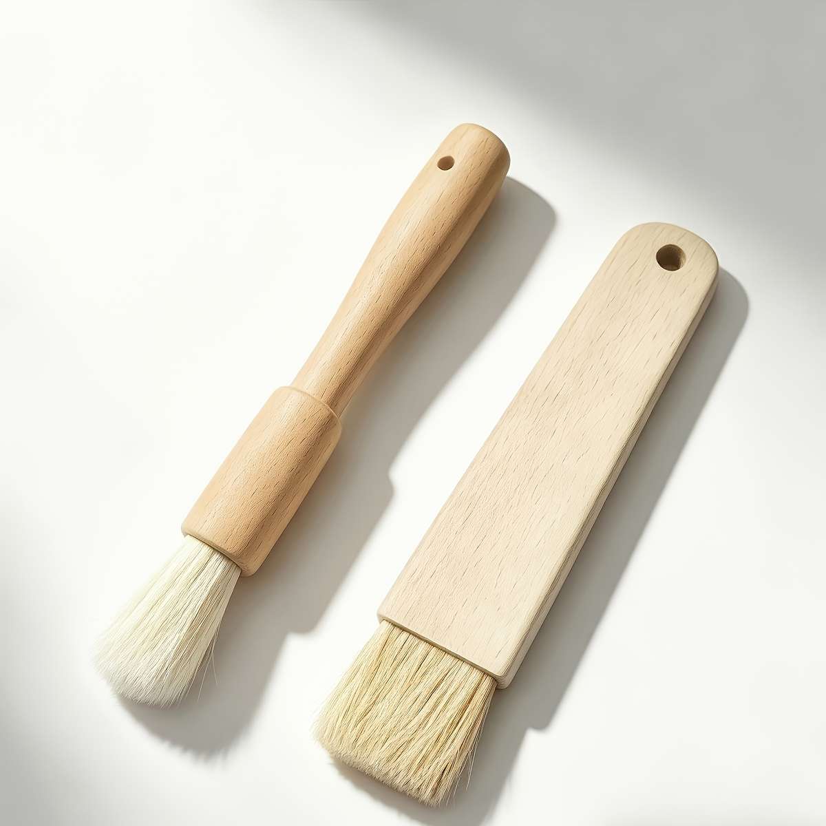 Baking Brush Model 1 Roundhandled Brush1 Flathandled Brush