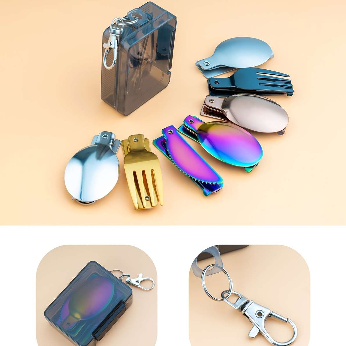 3pcs Durable Personalized Customization New 304 Knife Fork Spoon Stainless