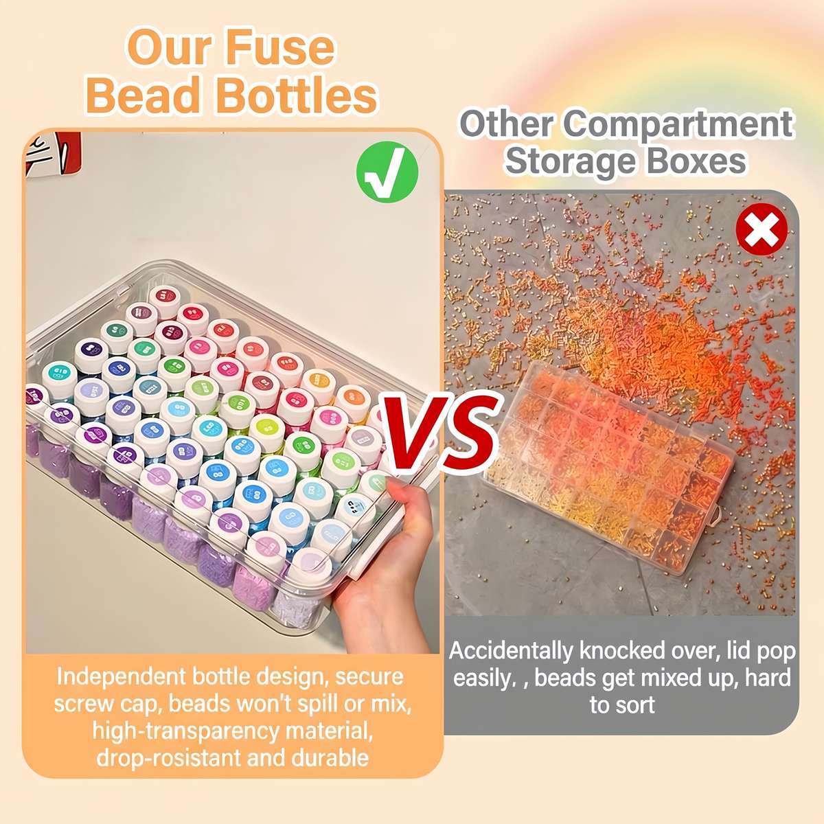 Perler Bead Set No.1 2 48Colorbottled