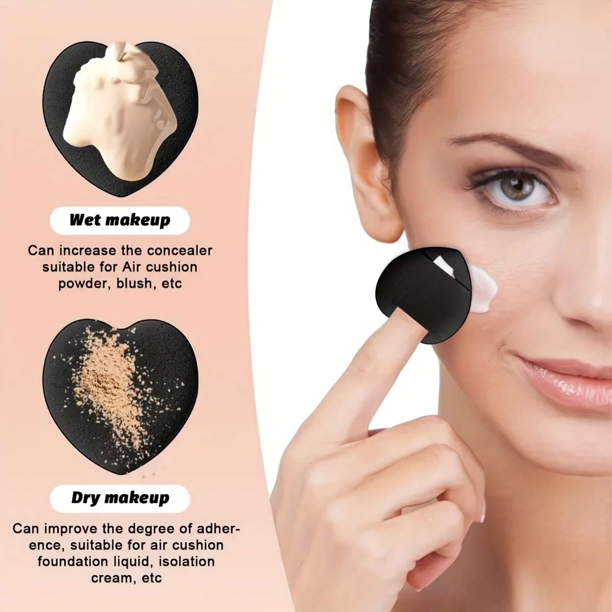 Makeup Brush Set Style Premium Black Brush Dance Branch