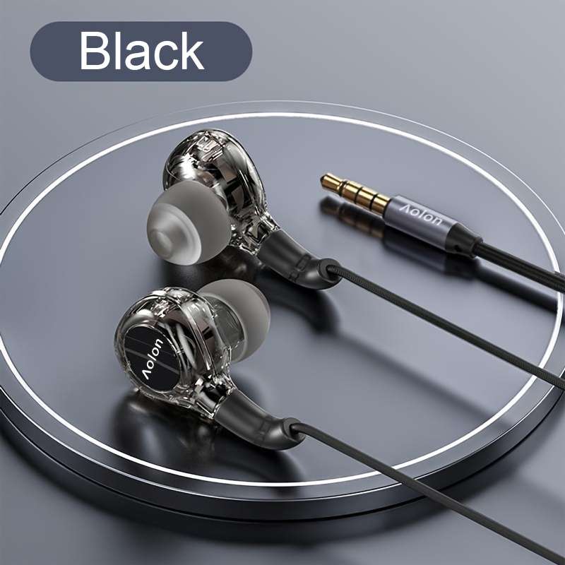 Wired Headphones Black Model 3.5Mm