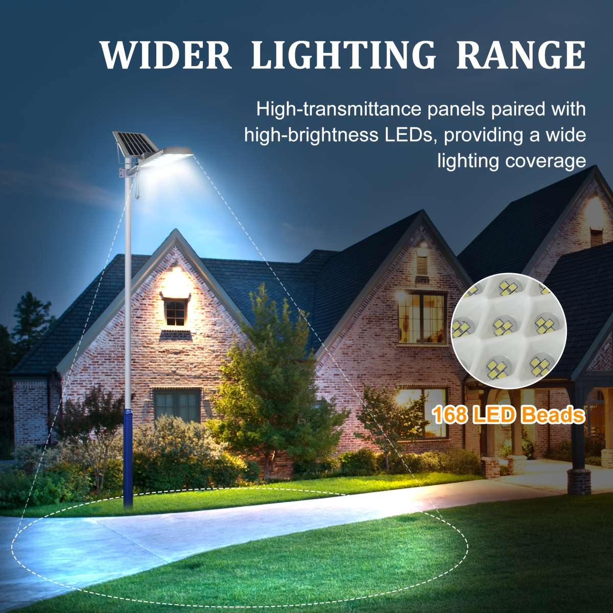 Solar Emergency Lights Style 5000Mah168 Beads