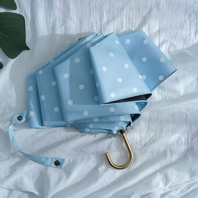 Umbrella Color Hook Polka Dot Black