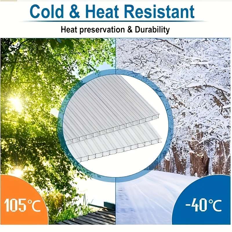 Polycarbonate Sheets Quantity 8Pcs