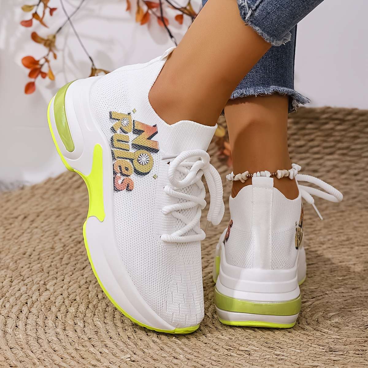 Women S Sneakers Color White Sizeuk 7.5