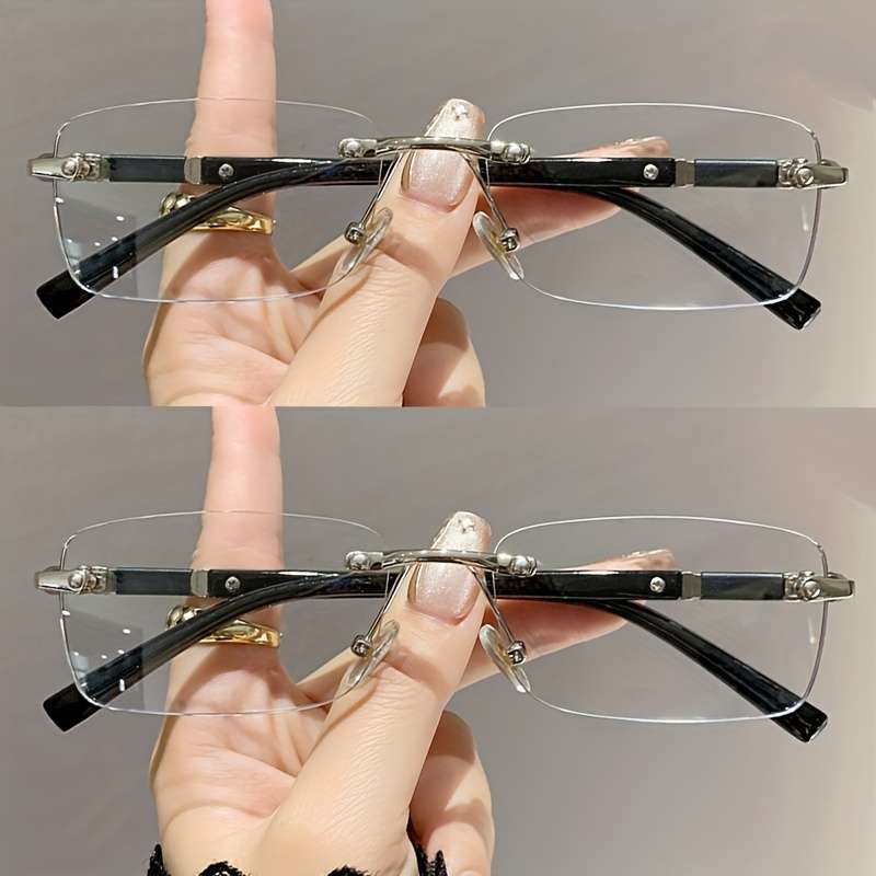 Mens Glasses Color Silvery2 Pack
