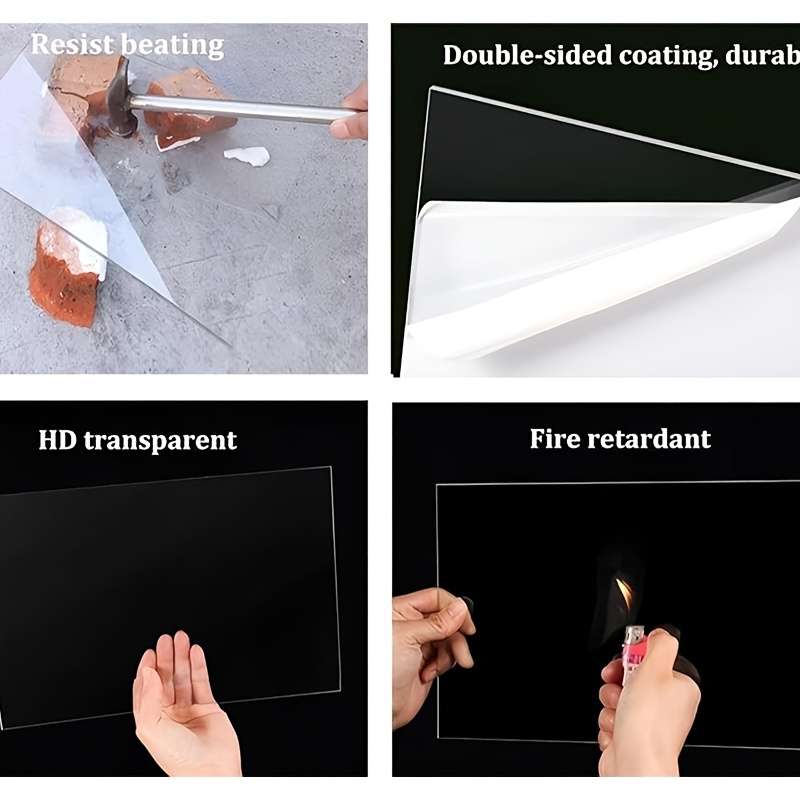 Polycarbonate Sheets Style 1Mm Clear  Sheet Panel 61250Cm