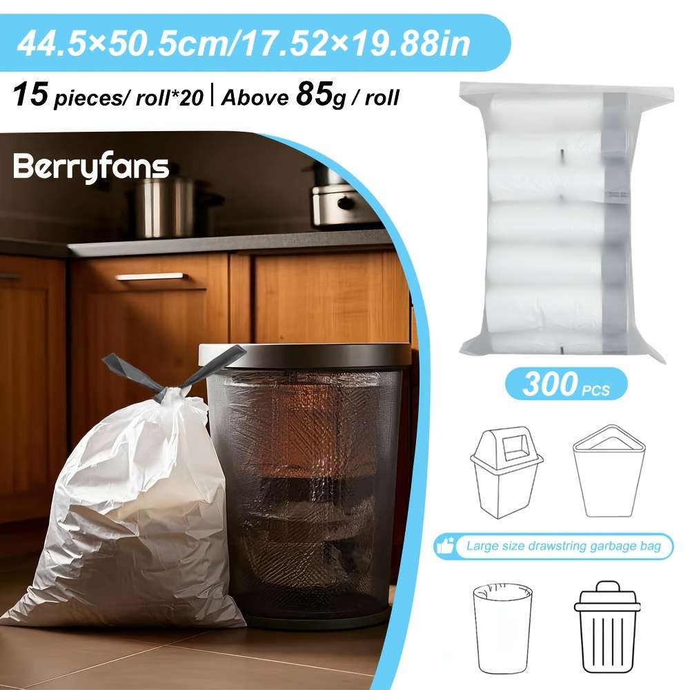 Trash Bag1.7Kgroll 44.5*50.5Cm20Rolls300Pcs