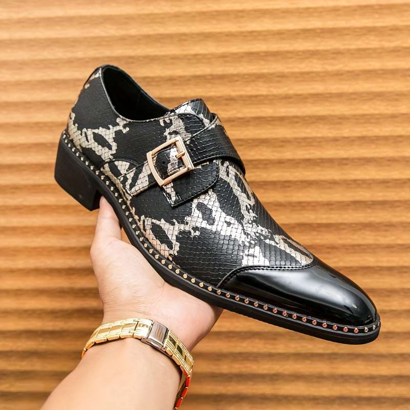 Mens Leather Shoes Color Green Sizeuk 8
