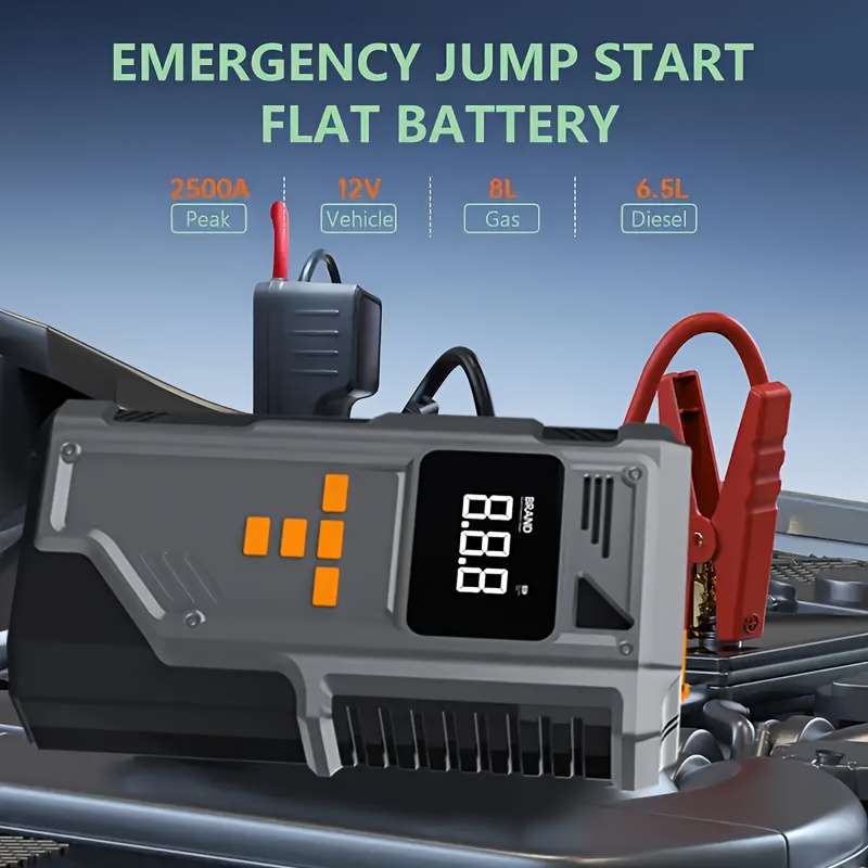 Ultra Durable Efficient Ergonomic Car Jump Starter Kit For Emergency Kit