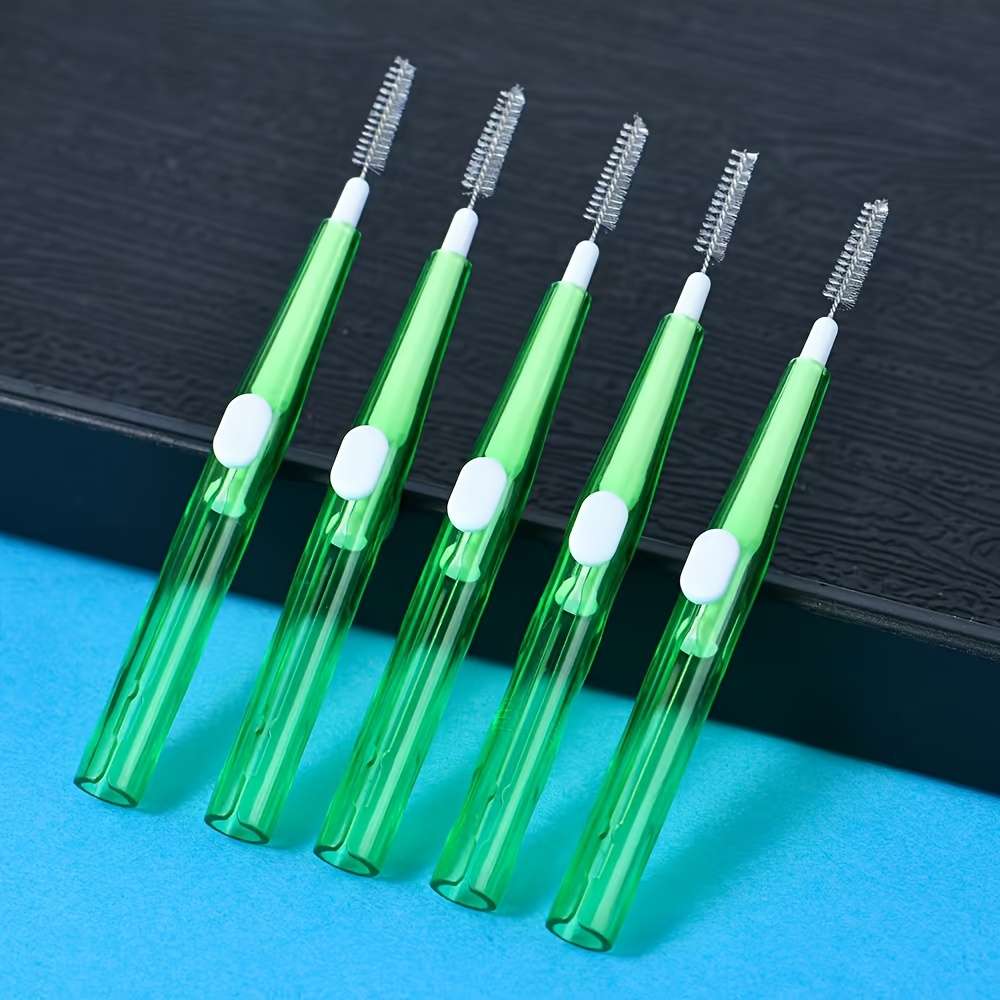 Ergonomic Highefficiency Pack Retractable Nterdental Brushes Wth Deep Cleaning