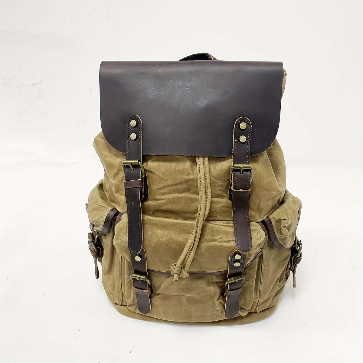 Men S Backpack Khaki 1