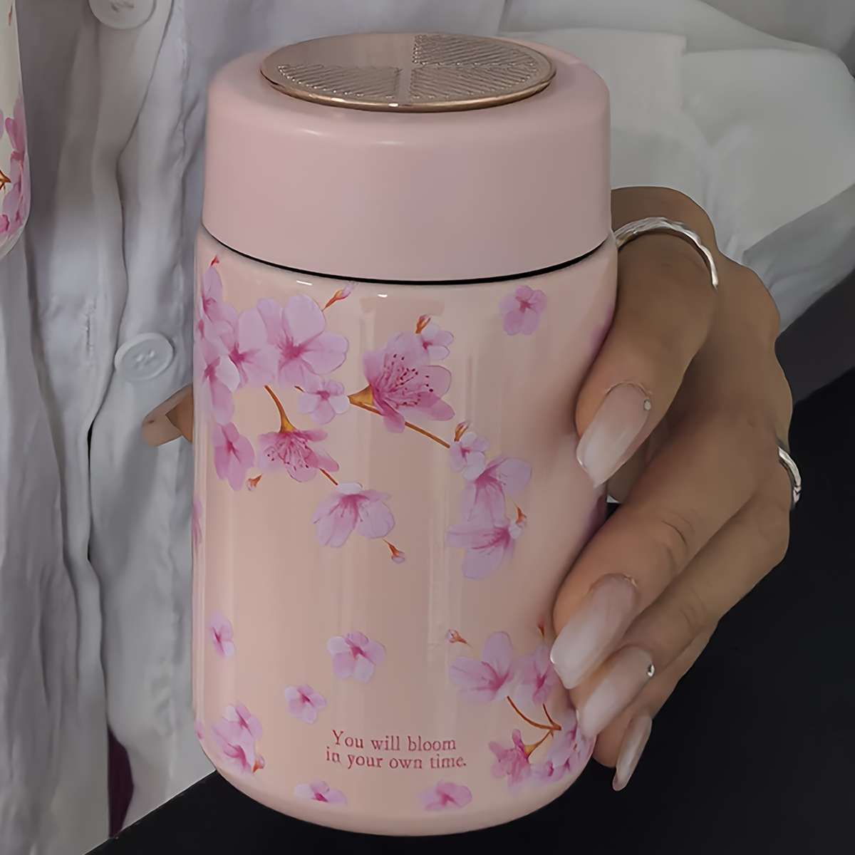 Water Cup Color Sakura Series Beige