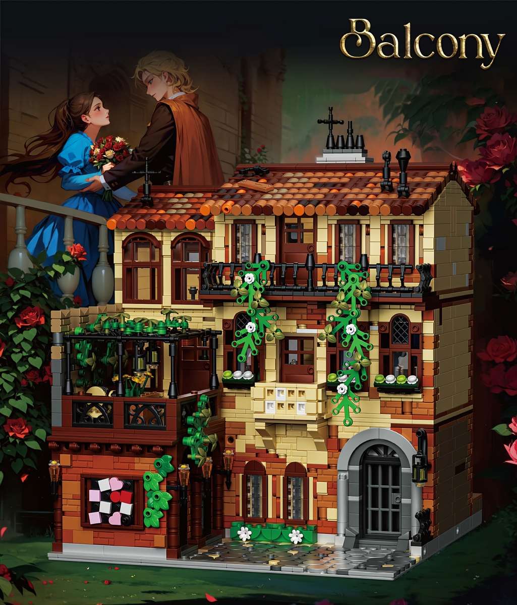 Building Toy Architectural Model Toy Set Style 36002 Balcony