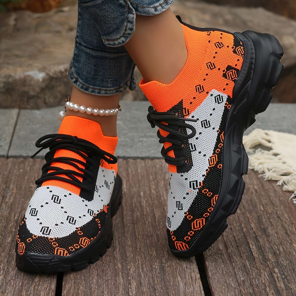 Women S Sneakers Color Red Sizeuk 8