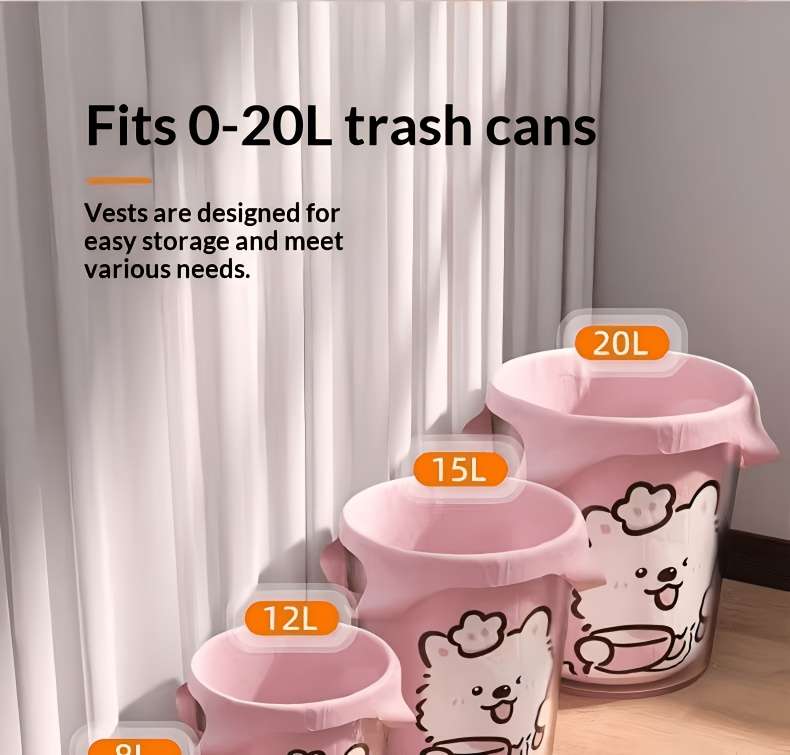Trash Bag2 Rolls 30 Pieces Pinkpurple