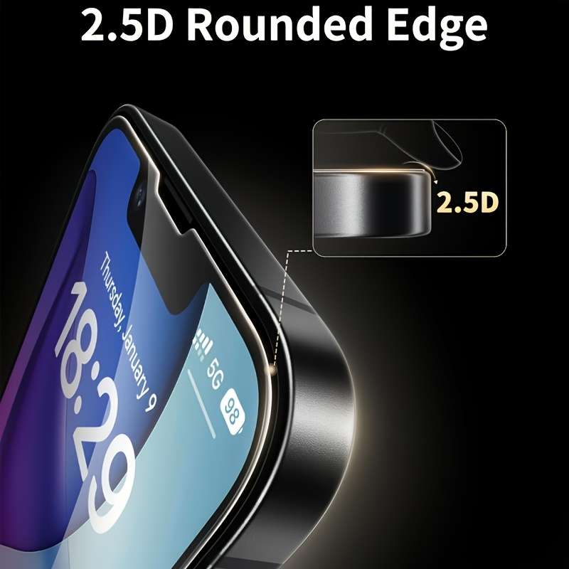 Screen Protector Color 3 Piecestransparent Compatible Model Iphone 5