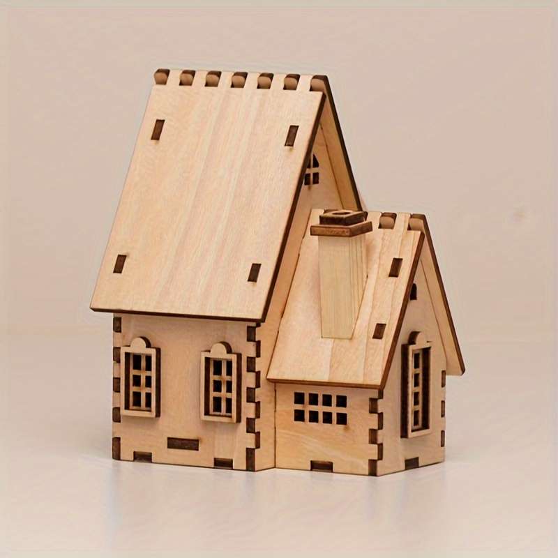 3D Building Model Puzzle Set