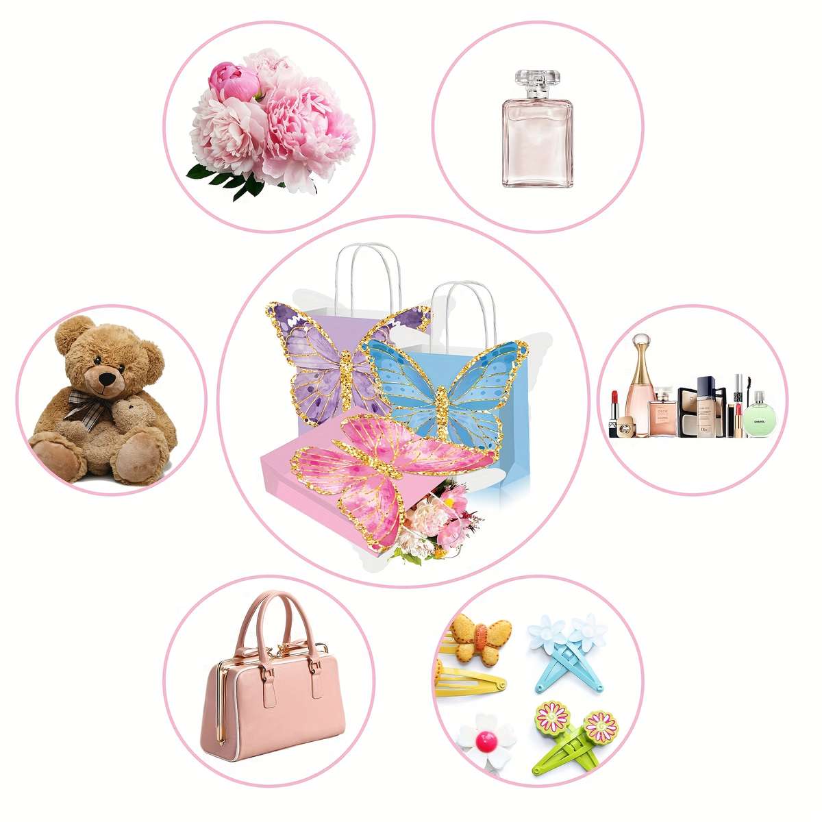 Gift Bags Quantity 36Pcs Mixed