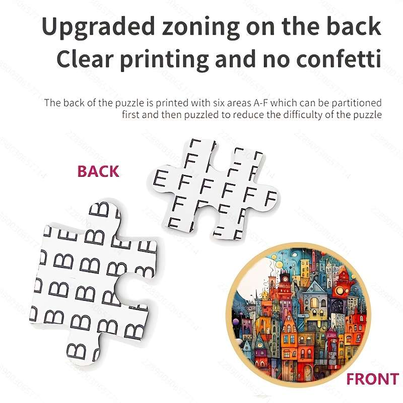 1000pcs Dream City Night Jigsaw Puzzle 70.0x50.01 cm High Difficulty Rectangular Pa