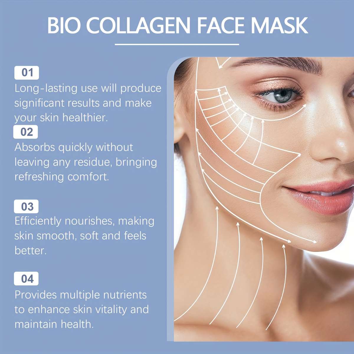 Facial Mask Capacity 4 Pieces 2