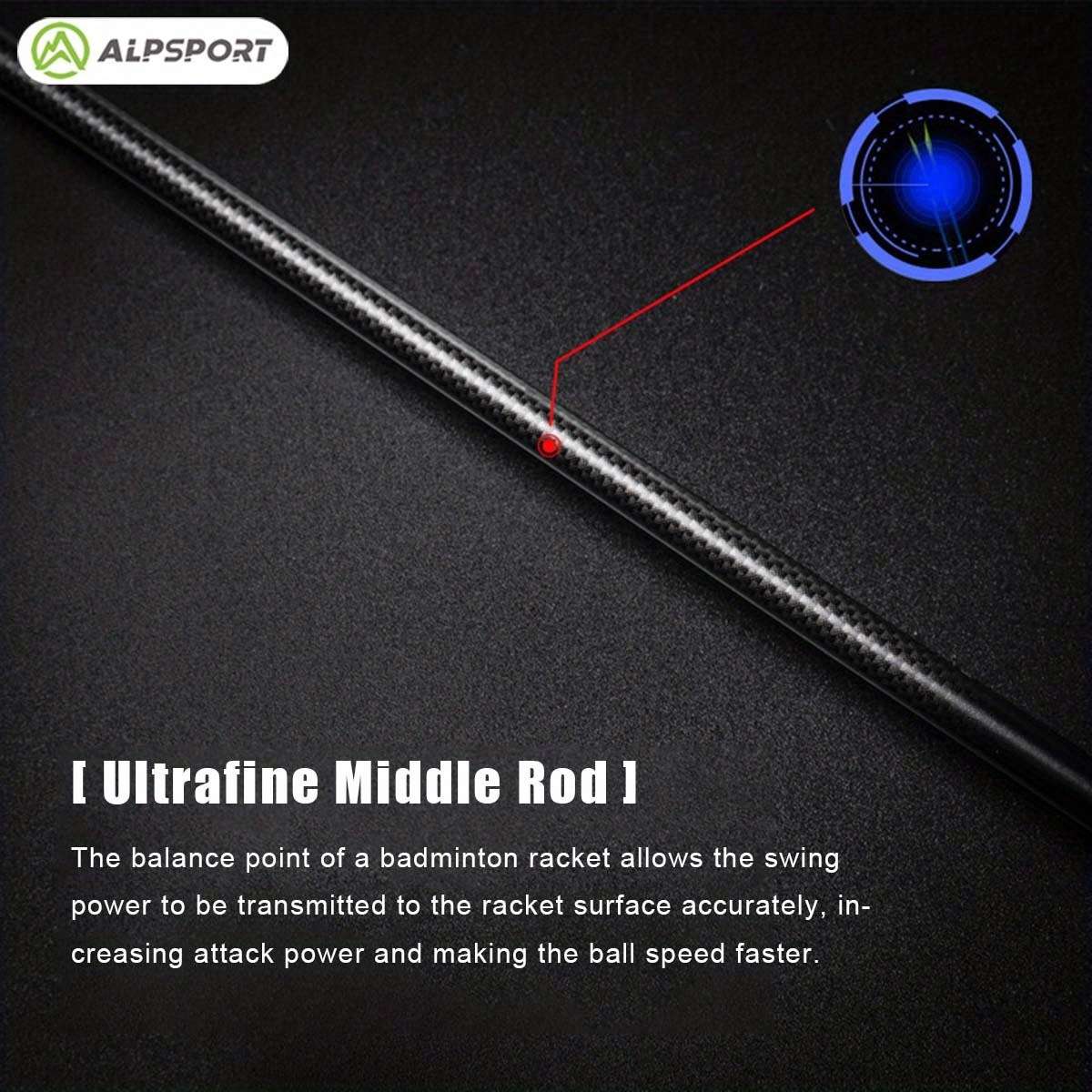 Badminton Racket Color Red Racket Quantity1