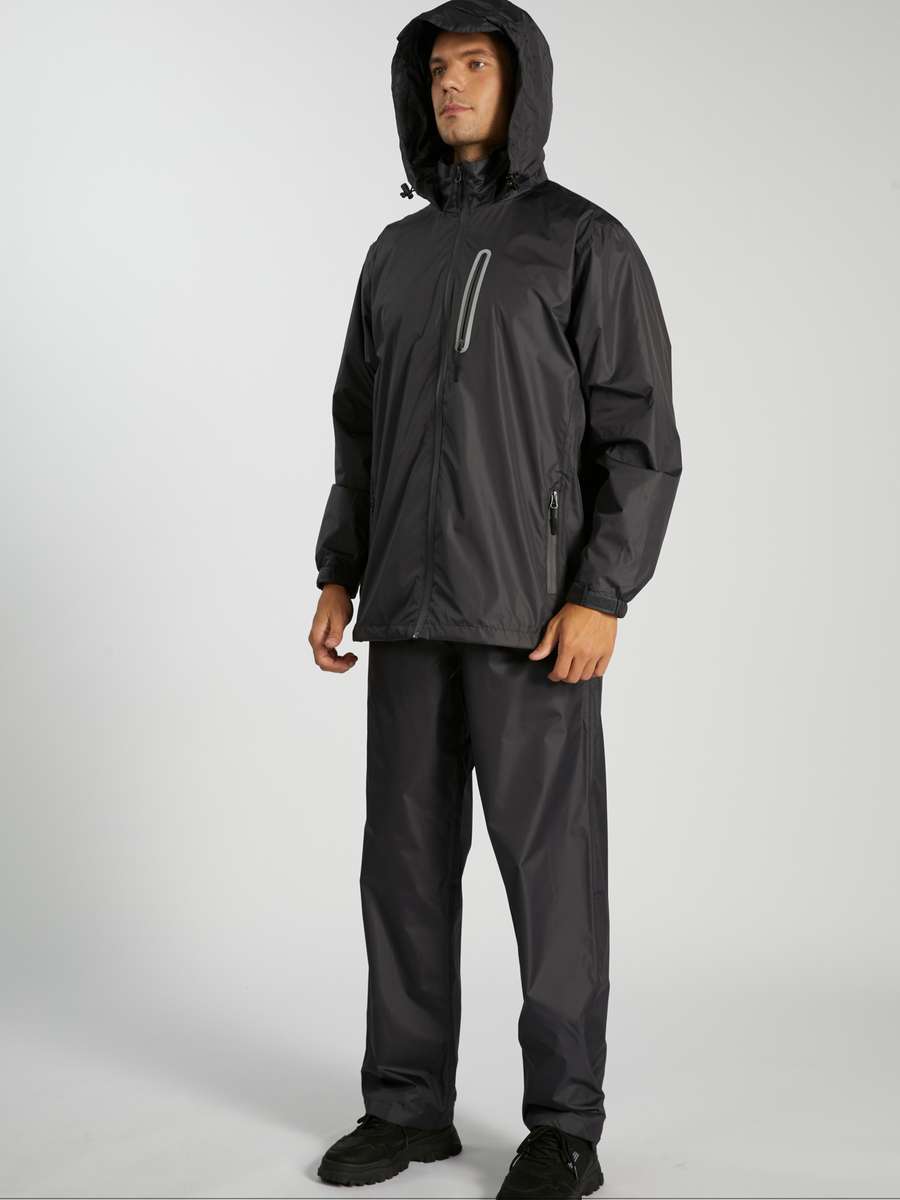 Raincoat Grey Size M