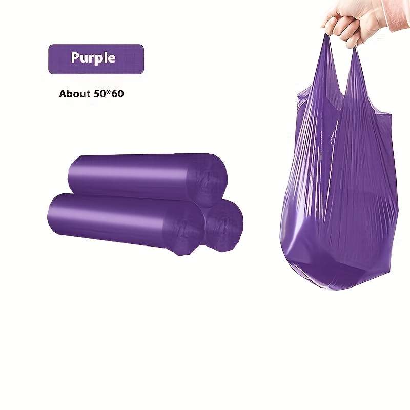 Trash Bagpurple 3 Roll 60Pcs