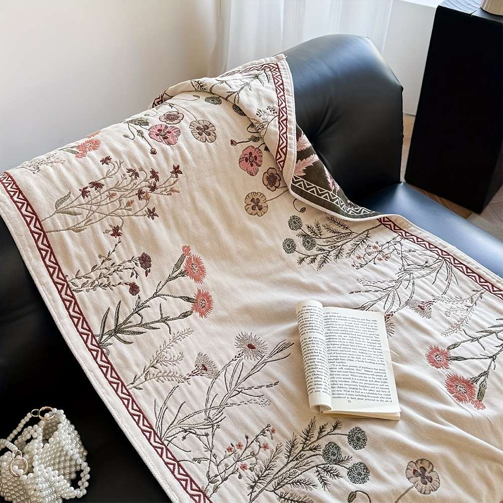 Bath Towel Color Flower