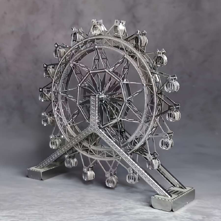 3D Building Model Puzzle Set Items Ferris Wheel
