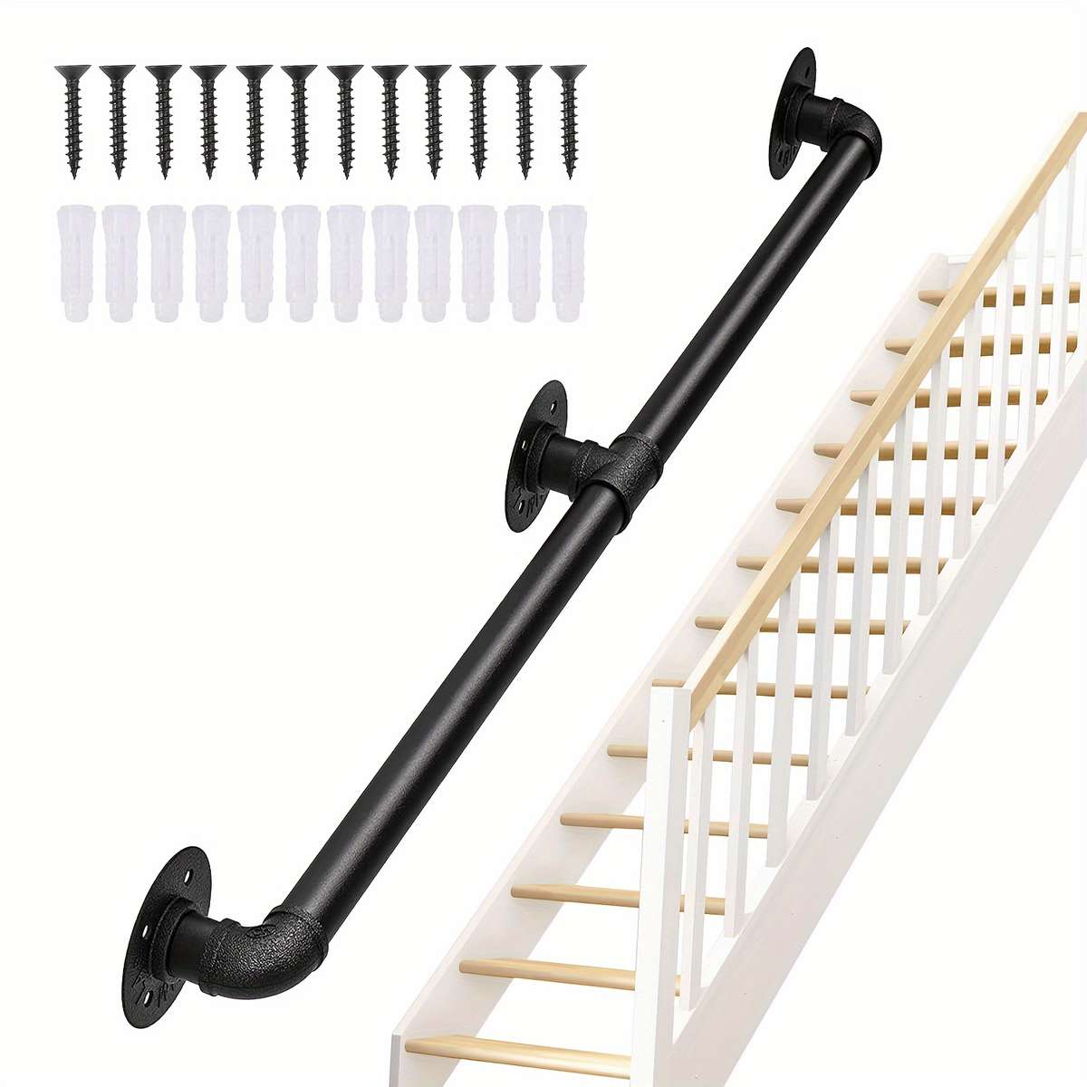 Handrail Color Black Size120Cm47.2In