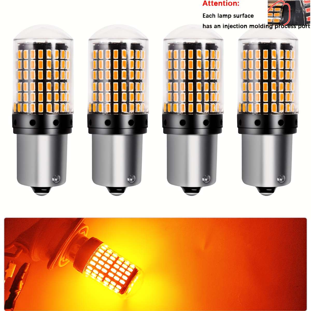 Car Lights Items 1157 Bay15D Red Quantity 4Pcs