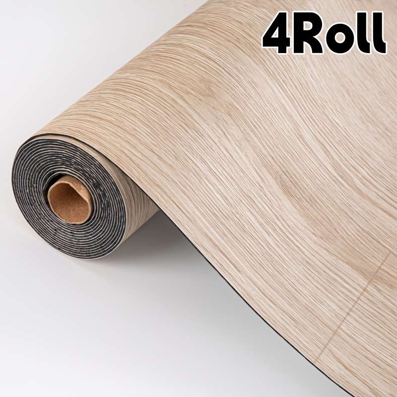 Self Adhesive Floor Stickers White Oak Natural Color 4Roll