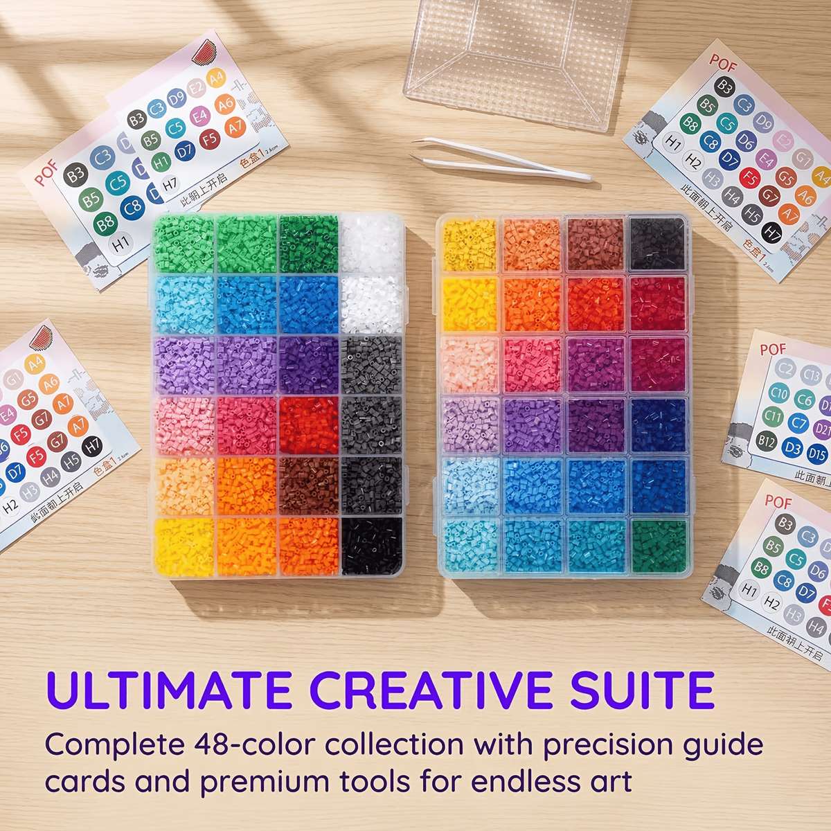 Perler Bead Set 24 Color No. 2 Palette